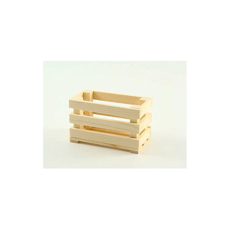 CASSETTA IN LEGNO NATURALE DI ABETE CM 12x6x8 H