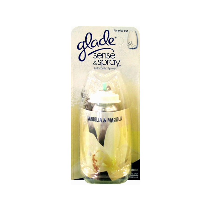 GLADE SENSE&SPRAY RICARICA 18 ml VANIGLIA E MAGNOLIA
