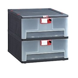 CASSETTIERA PLASTICA 2 CASSETTI ART.102