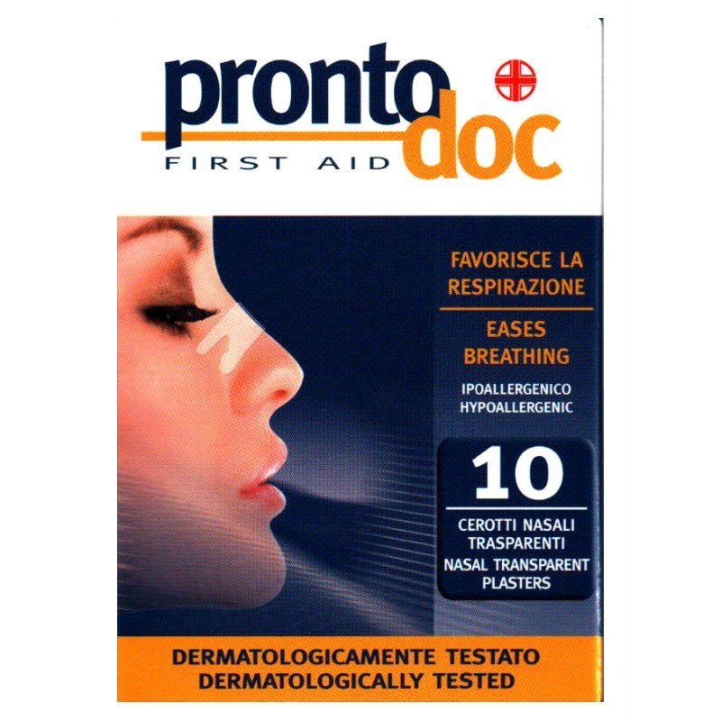 CEROTTI NASALI TRASPARENTI Pz 10