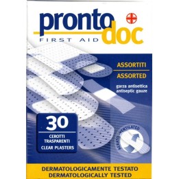 CEROTTI TRASPARENTI ASSORTITI Pz 30