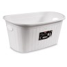CESTA BIANCHERIA ELEGANCE OVALE 35 LT BIANCA