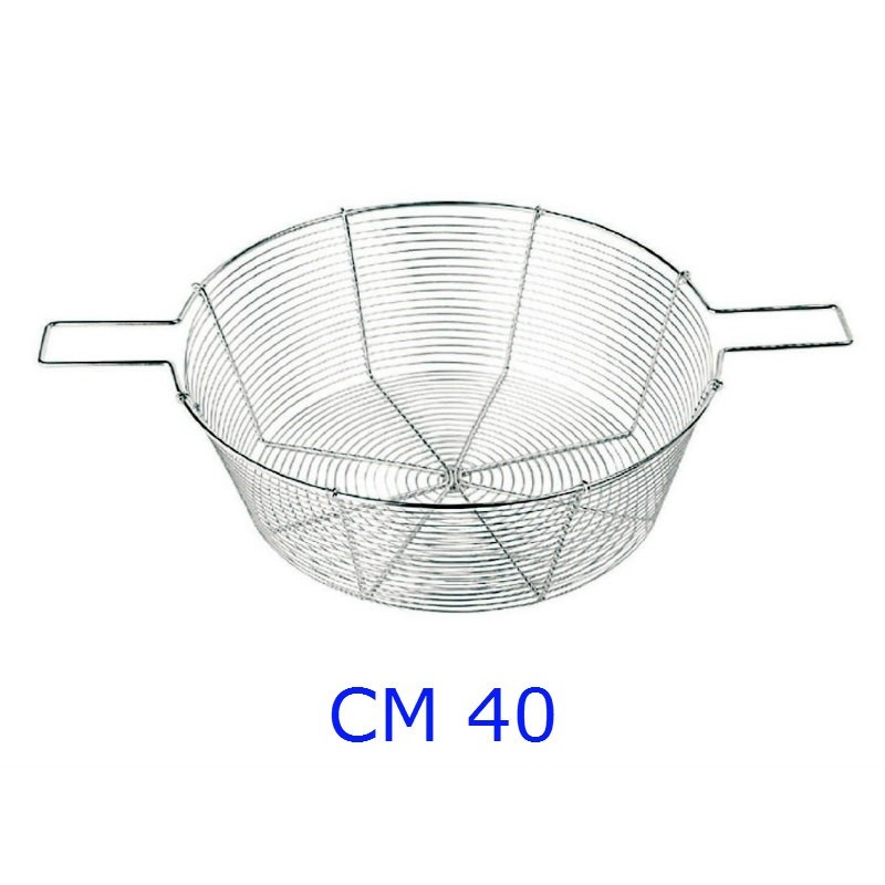 Cestello per Friggere Paderno 40 cm - Acciaio | RagStore