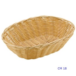Cestino Pane Ovale Poly-Rattan 18 cm | RagStore