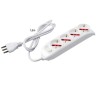 CIABATTA MULTIPRESA 4 POSTI SCHUKO CON INTERRUTTORE