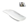 CIOTOLA PORCELLANA OVALE CM 19x8 BIANCO 2 Pz