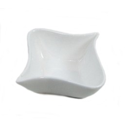 CIOTOLA PORCELLANA QUADRATA CM 8x8x4 BIANCO