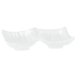 CIOTOLA RETTANGOLARE MELAMINA CM 14x9 BIANCO
