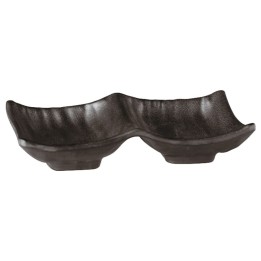 CIOTOLA RETTANGOLARE MELAMINA CM 14x9 NERO