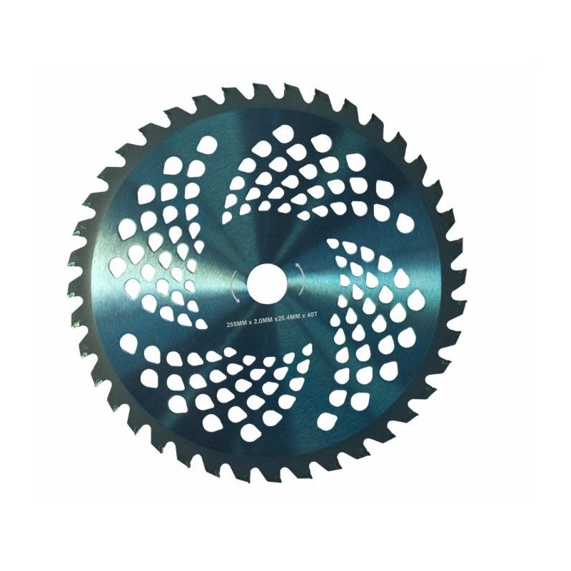 Disco in Tungsteno blu per decespugliatore universale 40 denti