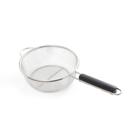 COLINO INOX A RETE CON FONDO PIATTO E MANICO CM 19