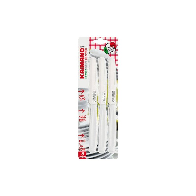 Coltelli Kaimano Dinamik 6 Pezzi Bianchi - Acquista Online su Ragstore