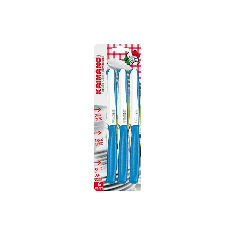 Coltelli Kaimano Dinamik 6 Pz Blu – Posate Cucina | Ragstore