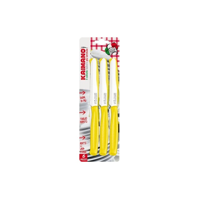 COLTELLI KAIMANO DINAMIK Pz 6 GIALLO