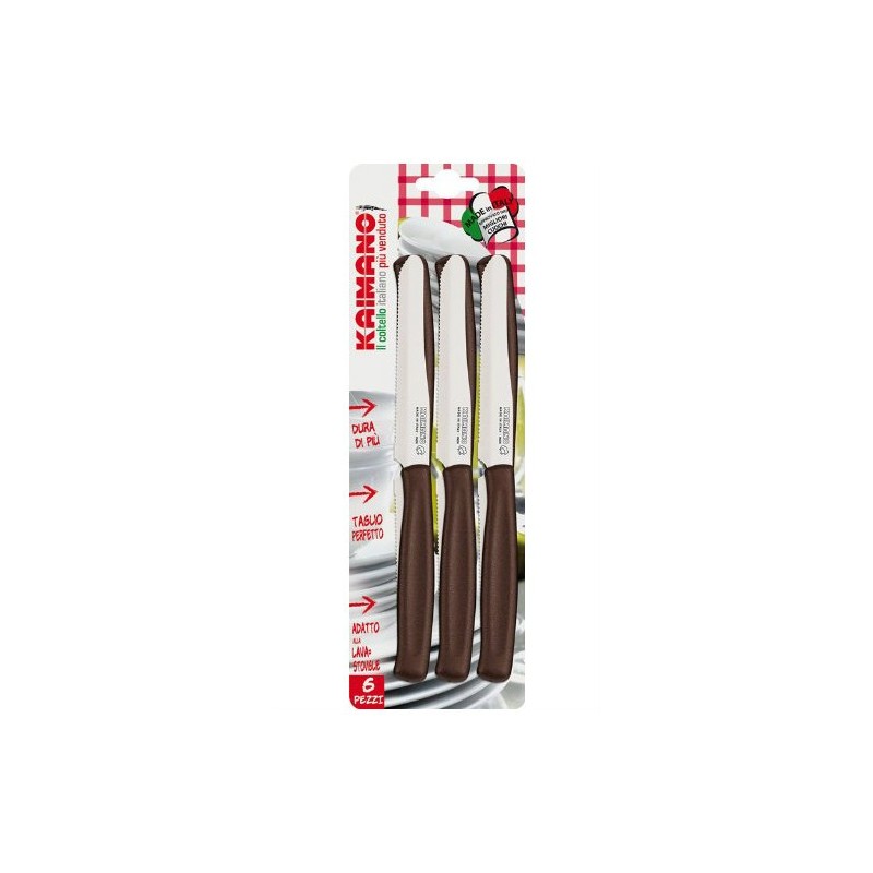 Coltelli Kaimano Dinamik 6 Pezzi Marrone - Acquista su Ragstore