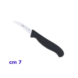 COLTELLO SPELUCCHINO CM  7 - MANICO PLASTICA NERO