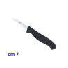 COLTELLO SPELUCCHINO CM  7 - MANICO PLASTICA NERO