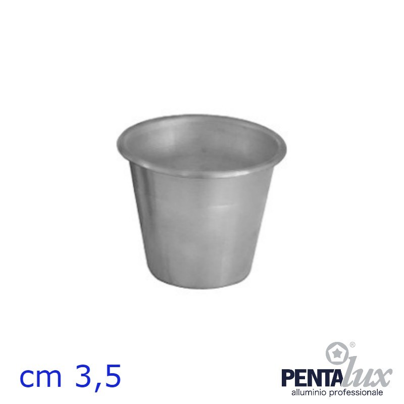 FORMA ALLUMINIO BABA' CON ORLO CM 3,5 Pz 6