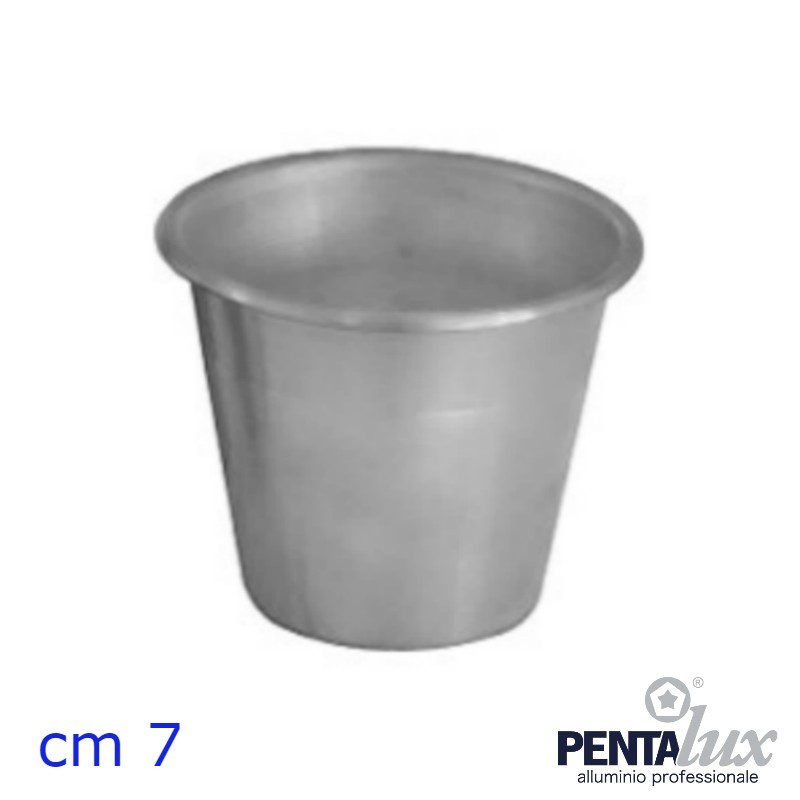 FORMA ALLUMINIO BABA' CON ORLO CM 7 Pz 6