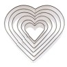 FORMA BISCOTTI INOX Pz 6 CUORE