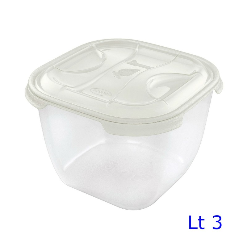 CONTENITORE FRIGO BOX TONTARELLI NUVOLA QUADRATO Lt 3