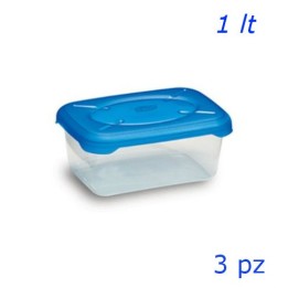 CONTENITORI ERMETICI BELLI&FORTI FRIGOBELLA Pz 3 RETTANGOLARI