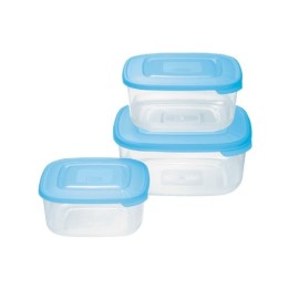 Set 3 Contenitori Ermetici Quadrati Tontarelli | RagStore