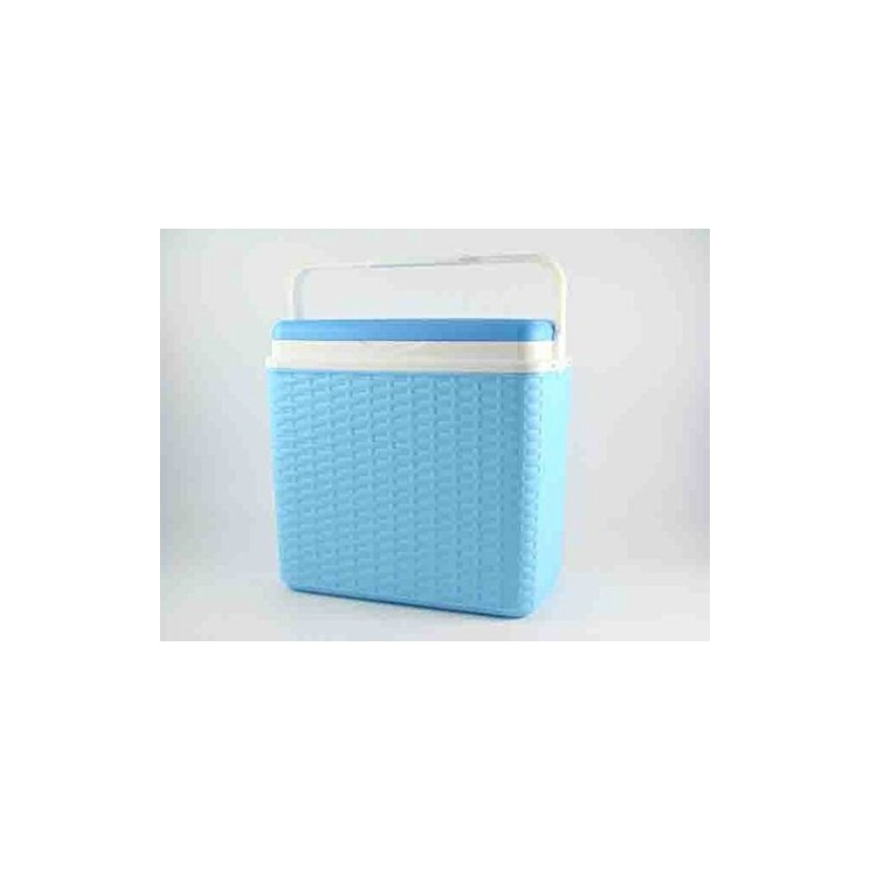 FRIGO TERMICO MIDOLLINO RATTAN 24 LT AZZURRO