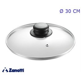COPERCHIO IN VETRO CON POMELLO CM 30 ZANETTI
