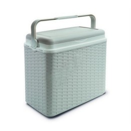 FRIGO TERMICO MIDOLLINO RATTAN 24 LT BIANCO