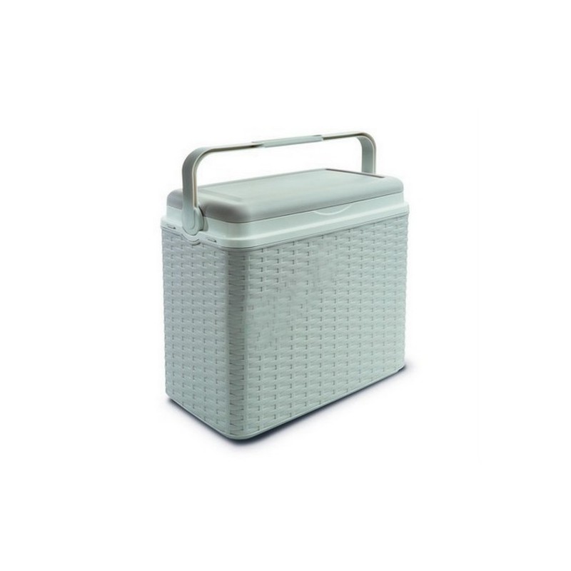 FRIGO TERMICO MIDOLLINO RATTAN 24 LT BIANCO