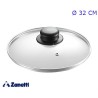 COPERCHIO IN VETRO CON POMELLO CM 32 ZANETTI