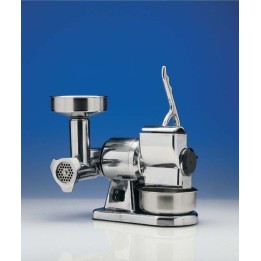 GRATTUGIA ELETTRICA COMBINATA CON TRITACARNE TG 8 INOX