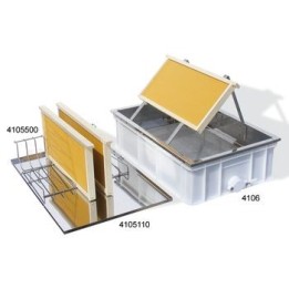 COPERCHIO INOX PER BANCO DA TAVOLO