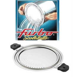 COPERCHIO UNIVERSALE SCOLATUTTO INOX FURBO 20-22-24 CM