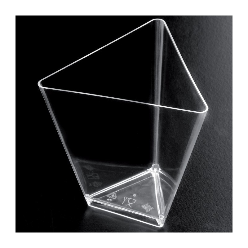 COPPETTA FINGER-FOOD TRIANGOLO 70 CC 25 Pz TRASPARENTE