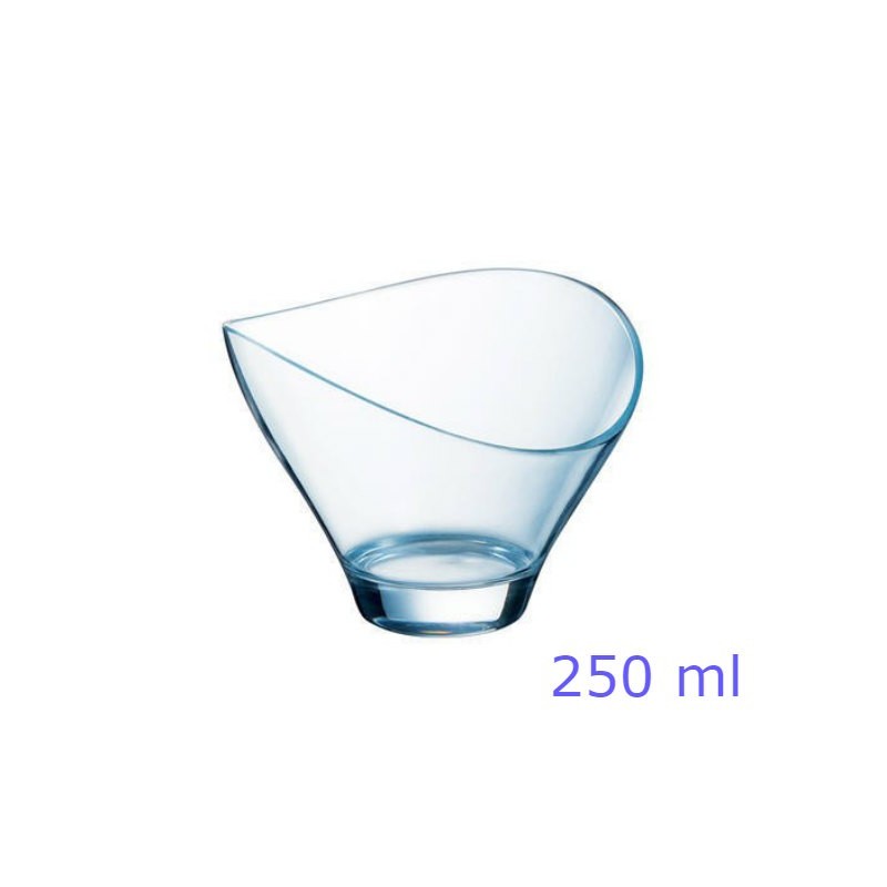 COPPETTA VETRO JAZZED 25 CL TRASPARENTE 6 Pz