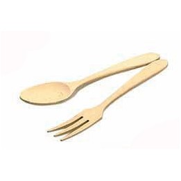 COPPIA POSATE CUCCHIAIO/FORCHETTA CM 25 *