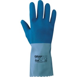 GUANTI GOMMA GRAP BLU TAG. 9