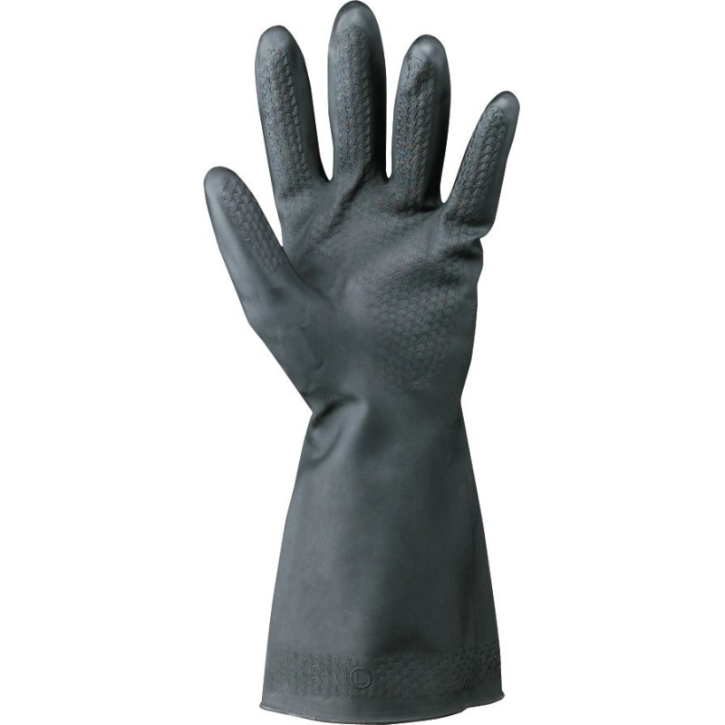 GUANTI INDUSTRIALI GOMMA NERO CINA BOXER TAG. L