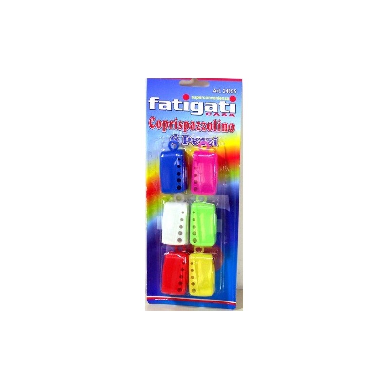 COPRISPAZZOLINI COLORATI 6 Pz