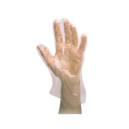 GUANTI MONOUSO PER ORTOFRUTTA IN HDPE Pz 100