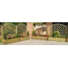 GRIGLIA CURVA LEGNO CM 100x200DOMUS
