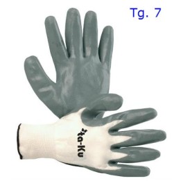 GUANTI NYLON-NITRILE GRIGIO FELIX G-TEK TAG.  7