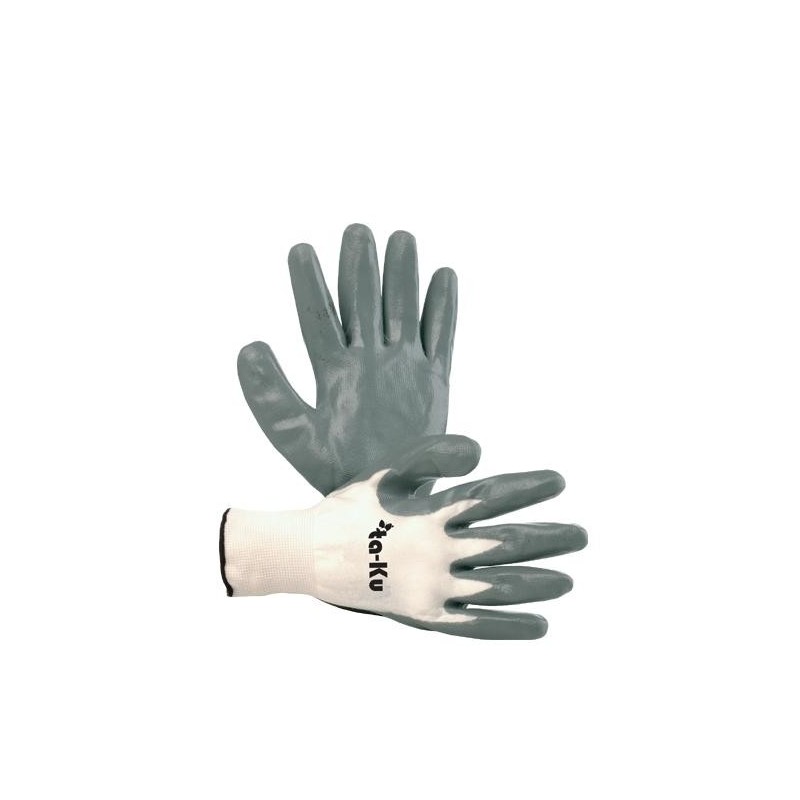 GUANTI NYLON-NITRILE GRIGIO FELIX G-TEK TAG.  8