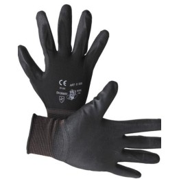 GUANTI NYLON-NITRILE NERO TAG. 9