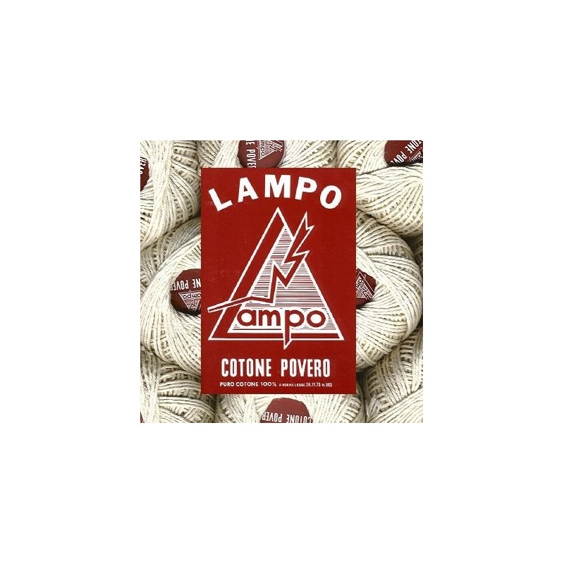 COTONE POVERO LAMPO Pz 10 BIANCO