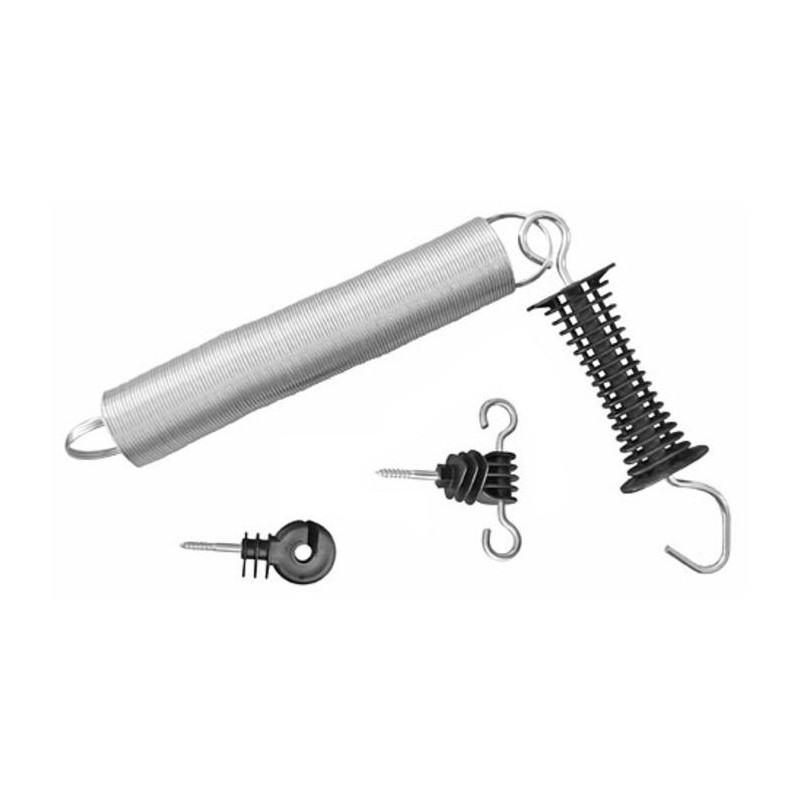 KIT PER PORTE RECENTI ELETTRICI CON MANIGLIA ISOLATORE E MOLLA