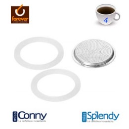 GUARNIZIONE CAFFETTIERA FOREVER 4Tz 2 Pz+FILTRO CONNY-SPENDY