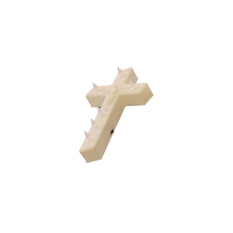 CROCE   5 LUCI BIANCA